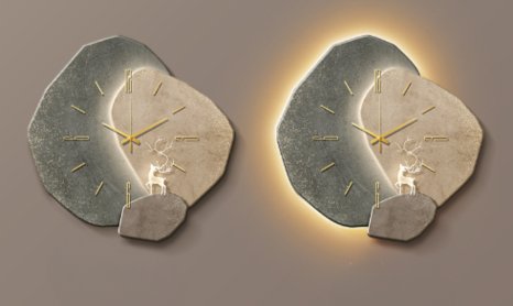 Skanto | Minimalistisk Veggklokke i Skandinavisk Design - NordiqTime