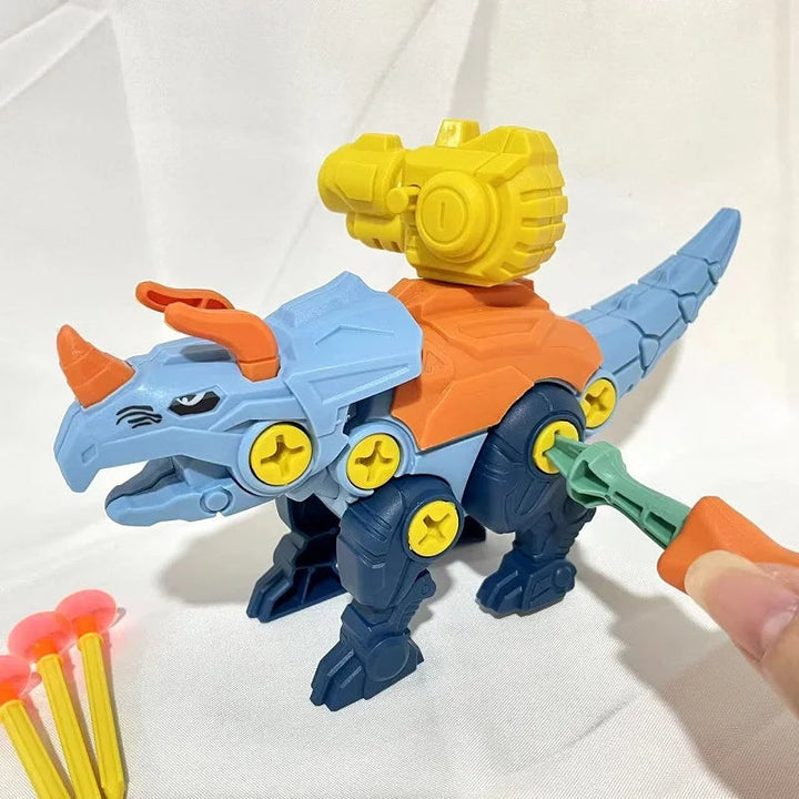 Skanto | Dinosaur Skru Sett med Sugkoppe Kanon
