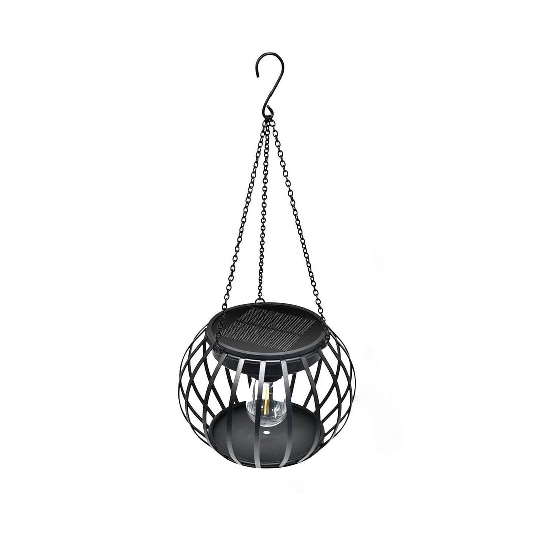 Solcelle Gresskar Lantern Design LED Utendørs Henge Dekorativt Lys | Skanto