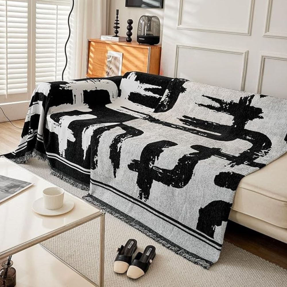 Skanto | Penselstrøk Kunst Sofa Dekor
