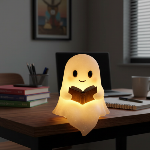 Skanto | NightSpirit Lampe – Håndlaget Dekorativ Nattlampe med Varme Lys
