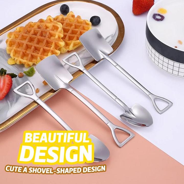 Kreativ Dessert Iskrem 304 Rustfritt Stål Spade Skje | Skanto