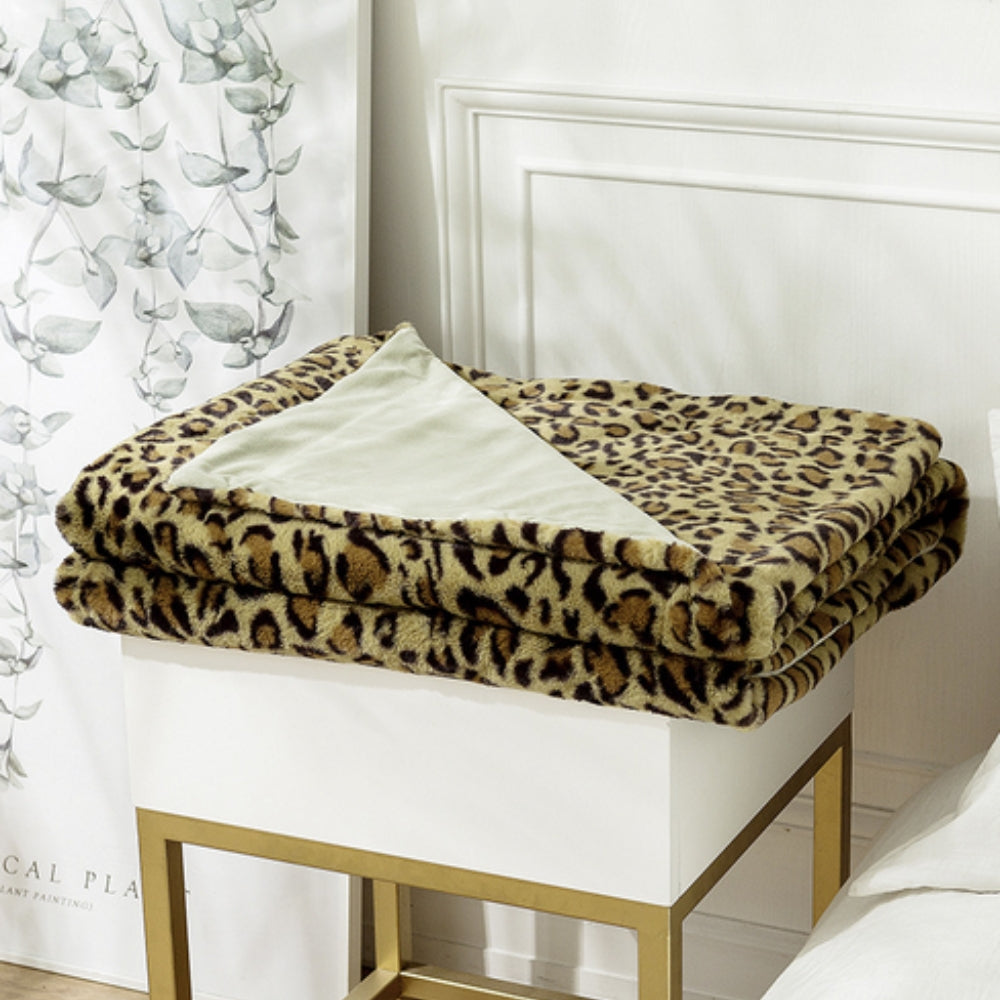 Skanto | Vill Eleganse Leopard Trykk Teppe