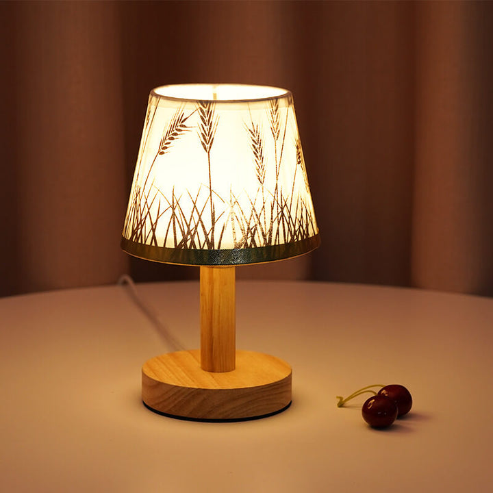 Skanto | Vintage Lin Futteral 1-Lys LED Bordlampe