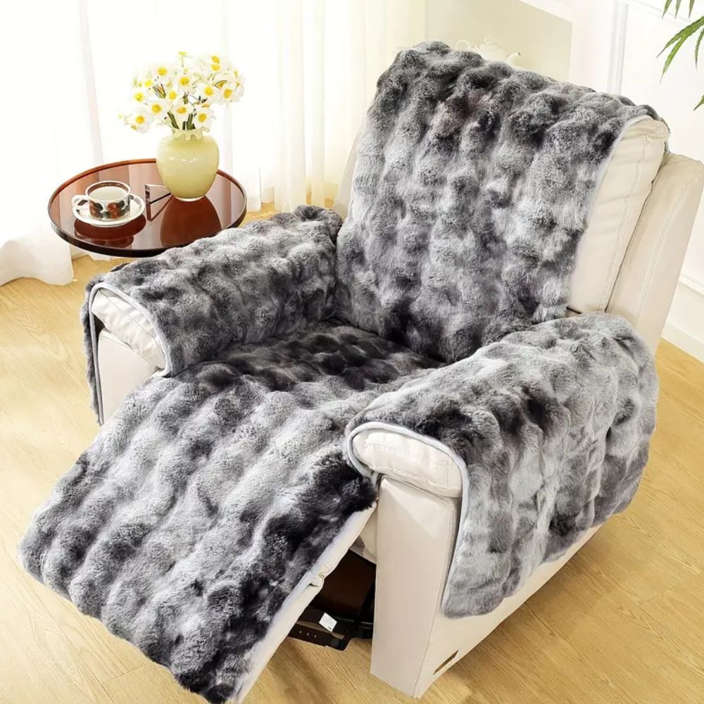 Skanto | Fløyelsmyk Recliner Sofa Dekke