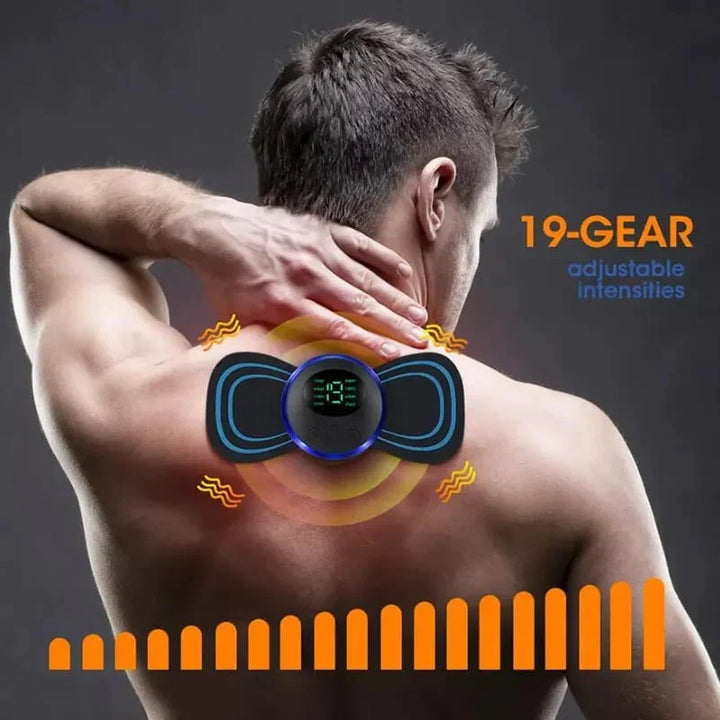 EMS Mini Body Massager Puls Nakke Smerte Lindring Skanto