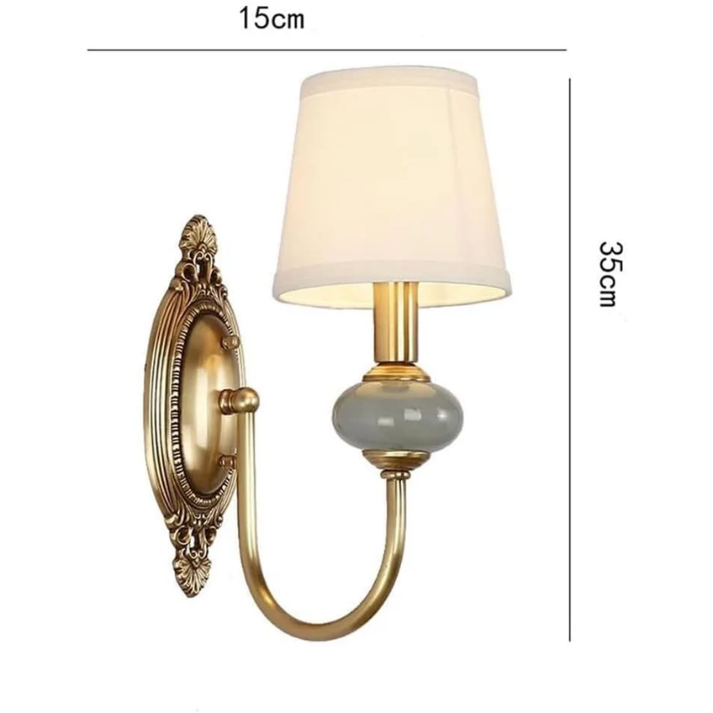 Skanto | Vintage Retro Vegglampe Kobber