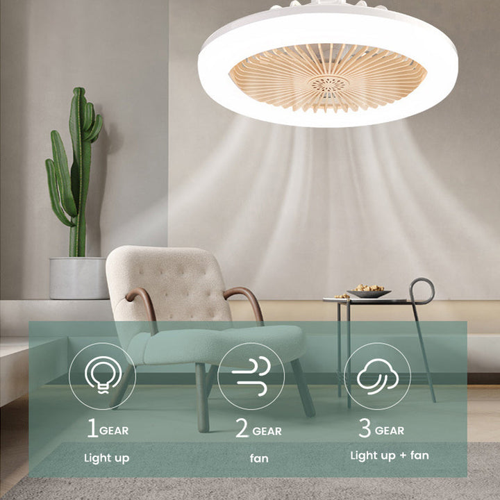 2-i-1 Aromaterapi LED Vifte Lampe | Skanto