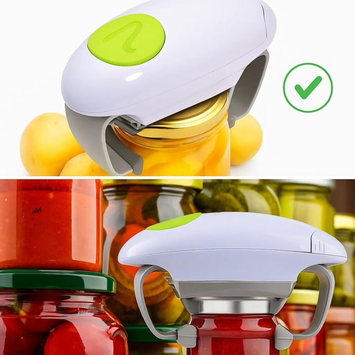 Smooth Edge Safety – Batteridrevet – Enkelt berøring – Forhindrer kutt – Ideell for eldre og kokker Skanto