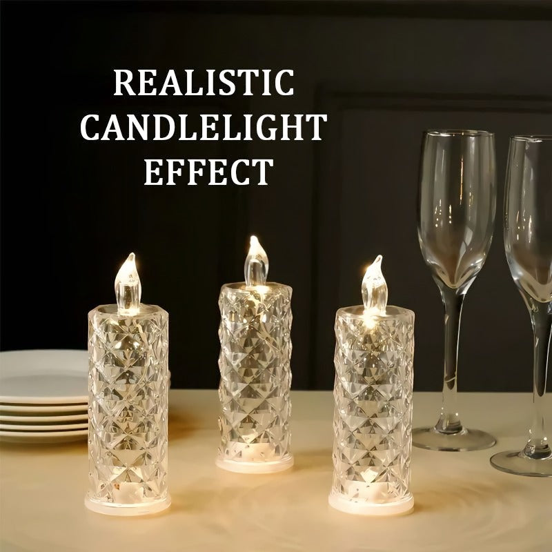 Skanto | Crystal Rose Lysestake - Romantisk sjarm uten å være rotete