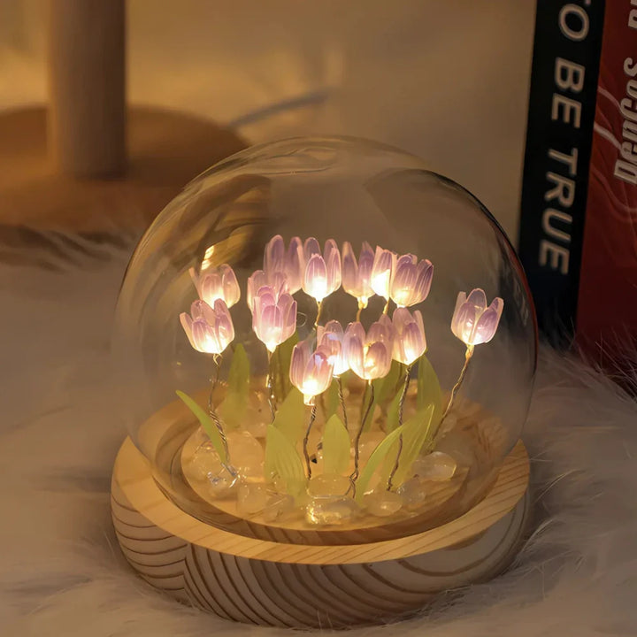 Glass Dome Tulip Light | Skanto