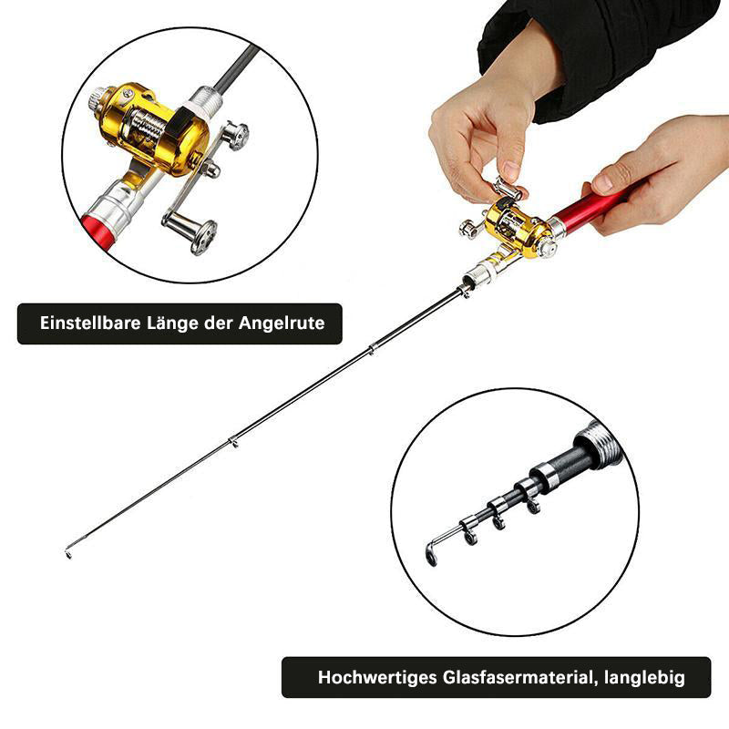 Norvo | FishEase Reise Stang | Den ideelle kompakte stangen for på farten med enkelhet og bærbarhet