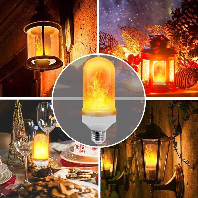 Flamme LED Lampe med Gravitasjonssensor | Skanto