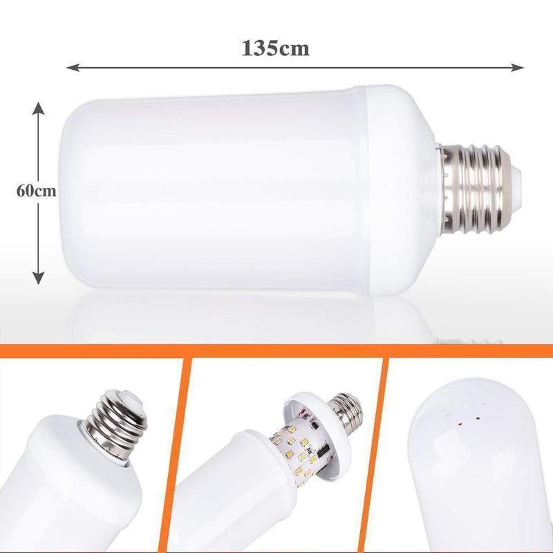 Flamme LED Lampe med Gravitasjonssensor | Skanto