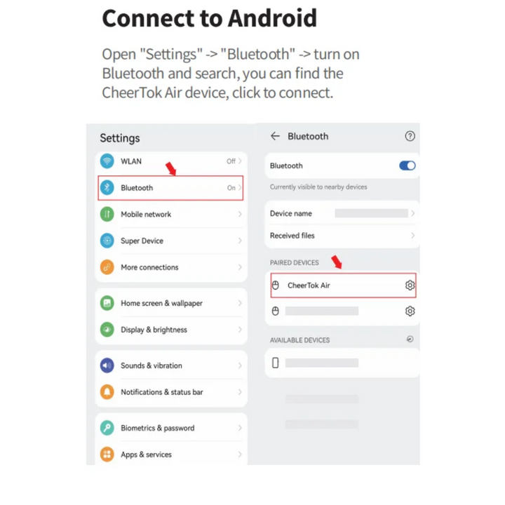 Skanto | Universal Bluetooth Telefon Smart Fjernkontroll
