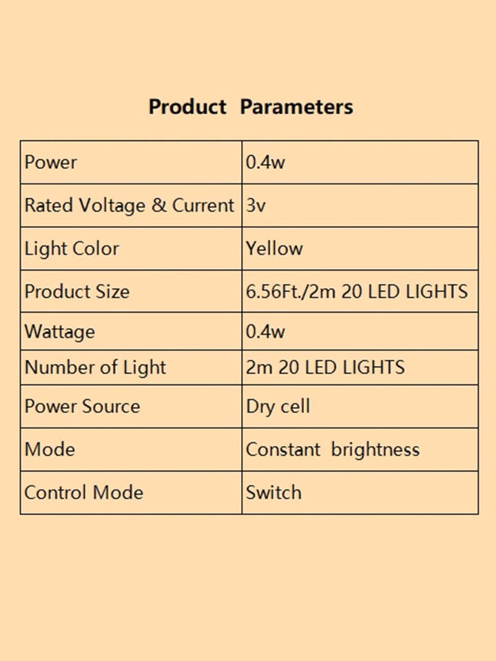 Skanto | 20 LED 2M Kanin Fairy Lights - Nyhet Belysning