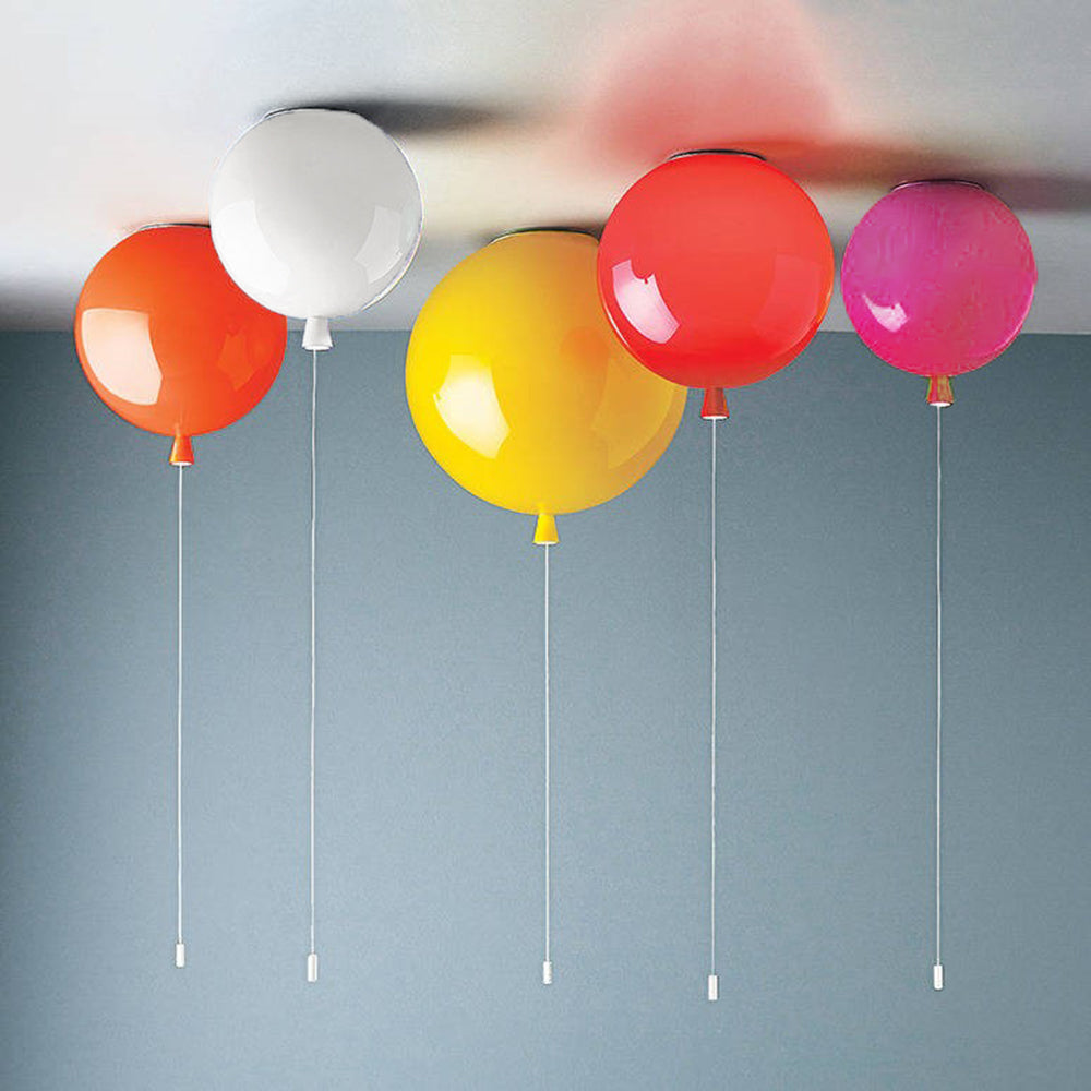 Kompakt Moderne LED Ballong Taklampe - AuraLite | Skanto