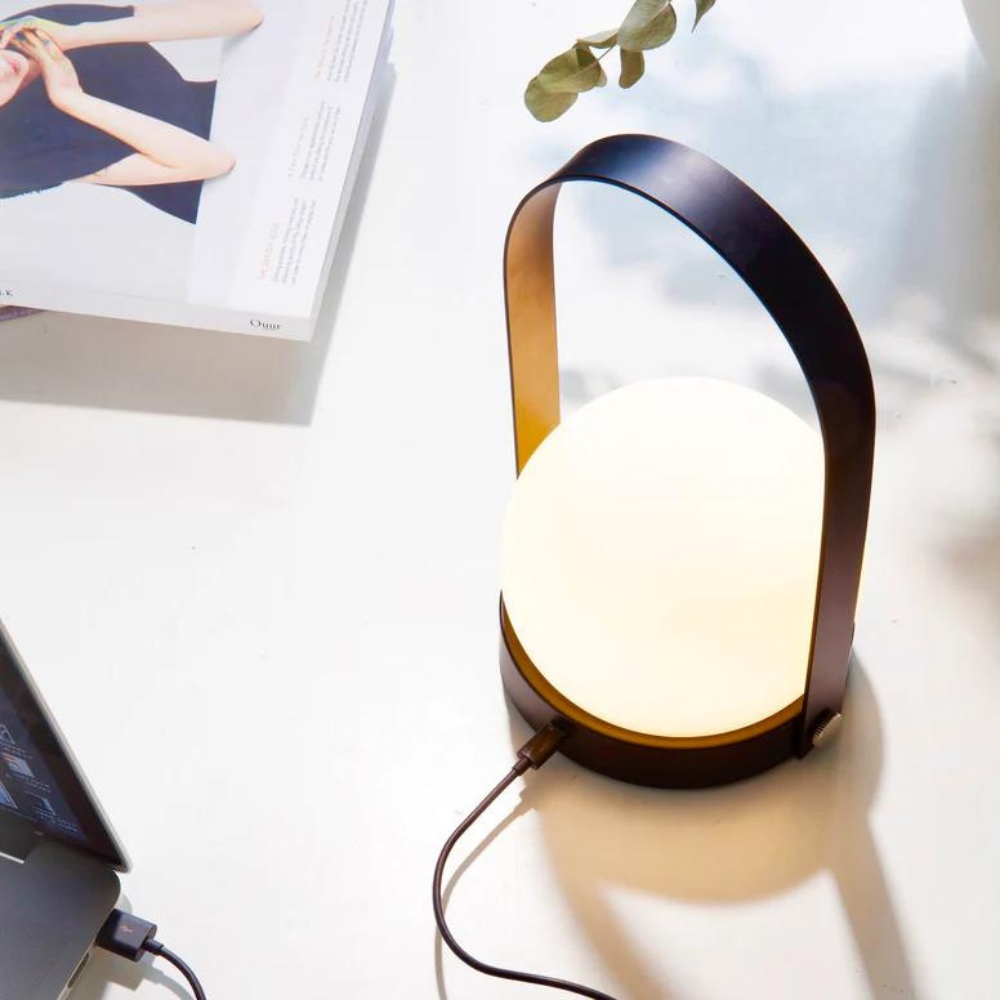 Skanto | Royelux The Carrie Lantern Trådløs Pendellampe - Bærbar LED-lampe med Justerbar Lysstyrke