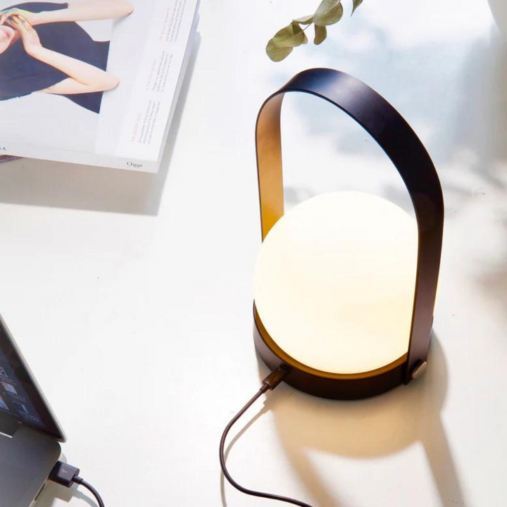 Skanto | Royelux The Carrie Lantern Trådløs Pendellampe - Bærbar LED-lampe med Justerbar Lysstyrke