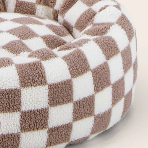 Skanto | Snuggle Floral Rutete Kjæledyrsenge