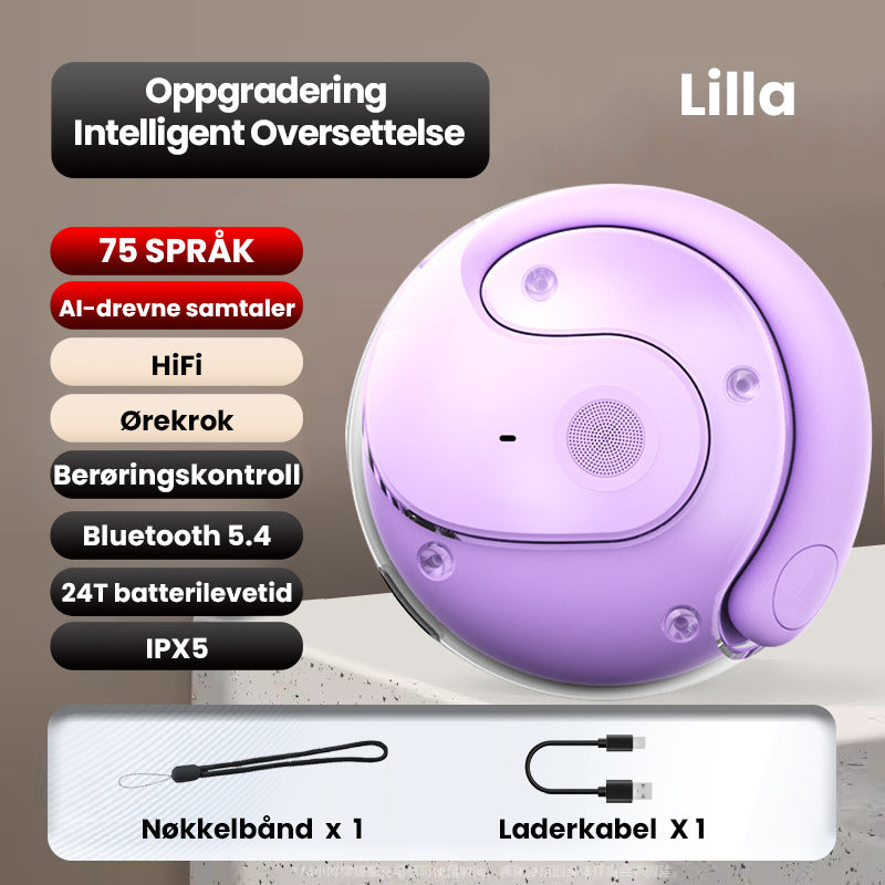 Skanto | Smarte Trådløse Bluetooth Oversettelses Ørepropper