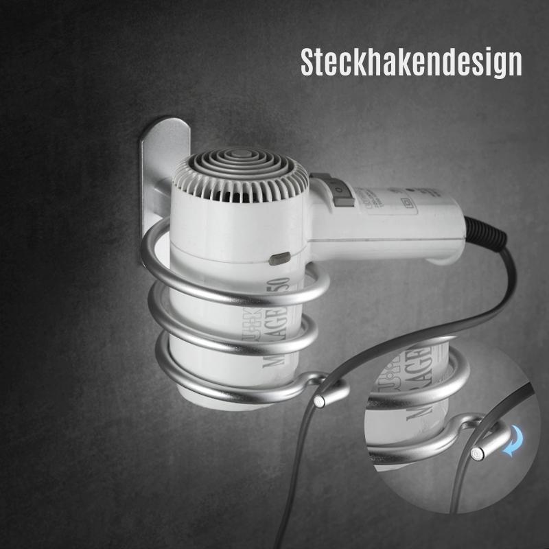 Skanto | Bad Aluminium multifunksjonell hårføner holder