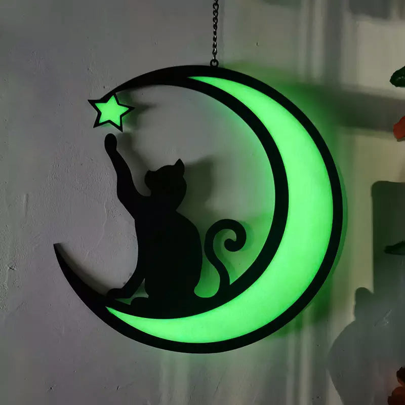 Skanto | Moon Black Cat Dekorasjoner