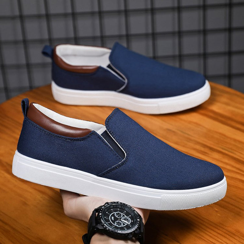 Skanto | Slip-On Sko laget av lerret for menn