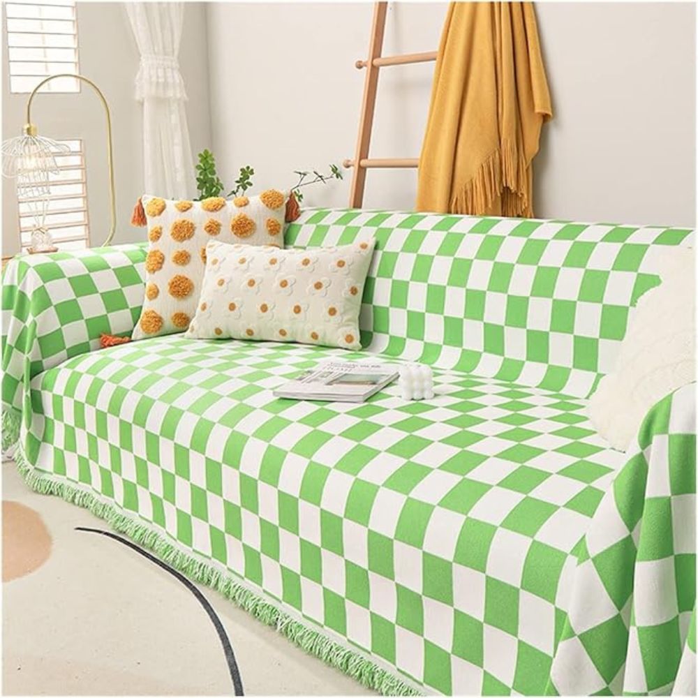Skanto | Rutete Anti-Ripe Sofa Dekke