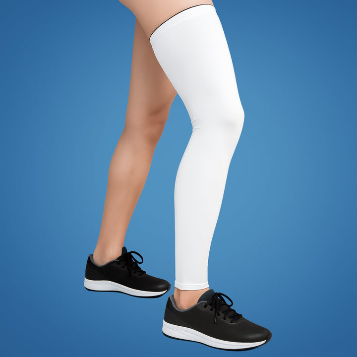 FlexiRelief | Full Leg Compression Sleeve – Knee Support – Graduert Trykk – Smertelindring – Gjenoppretting – Hevelse Reduksjon Skanto