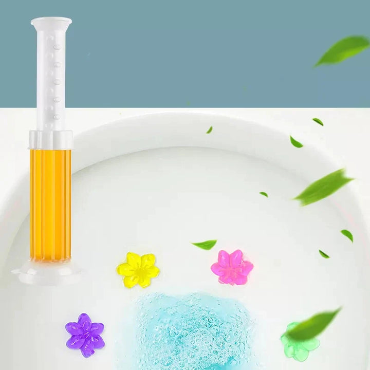 Toalett Frisker Renser Gel Blomst Stempel Skanto