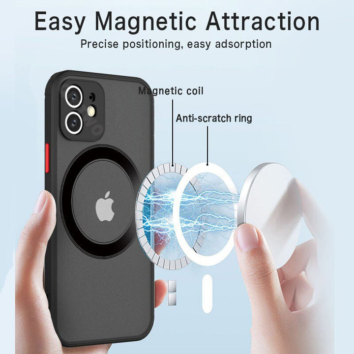 Skanto | Elegant Magsafe Støtsikker iPhone Deksel