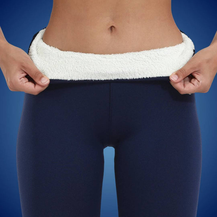 WarmFlex Høyde Waist Varme Fleece Leggings | Vinter Legging for Kaldt Vær - Varme Legging - for Utendørs Aktiviteter Skanto