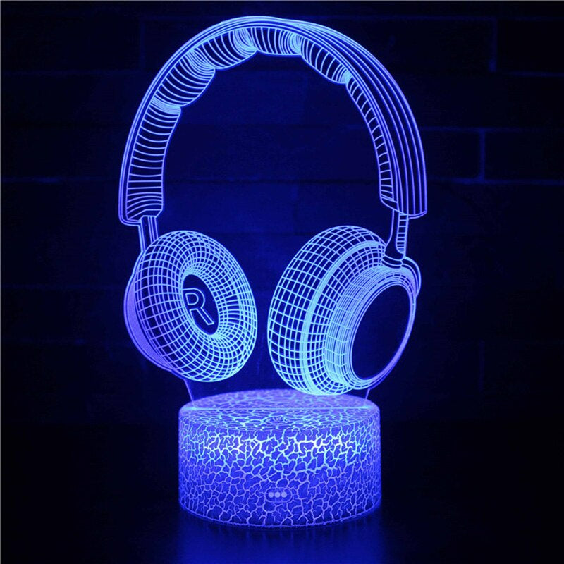 Gamer 3D LED-lamper | Skanto