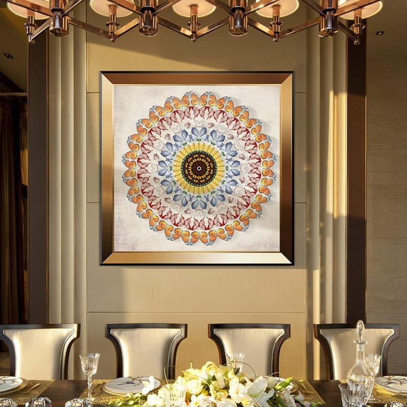 Moderne mandala – lerretbilde