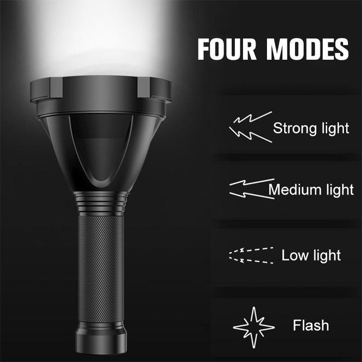 Skanto | 30000-5000 Lumen Høy Effekt LED Fakkel, vanntett