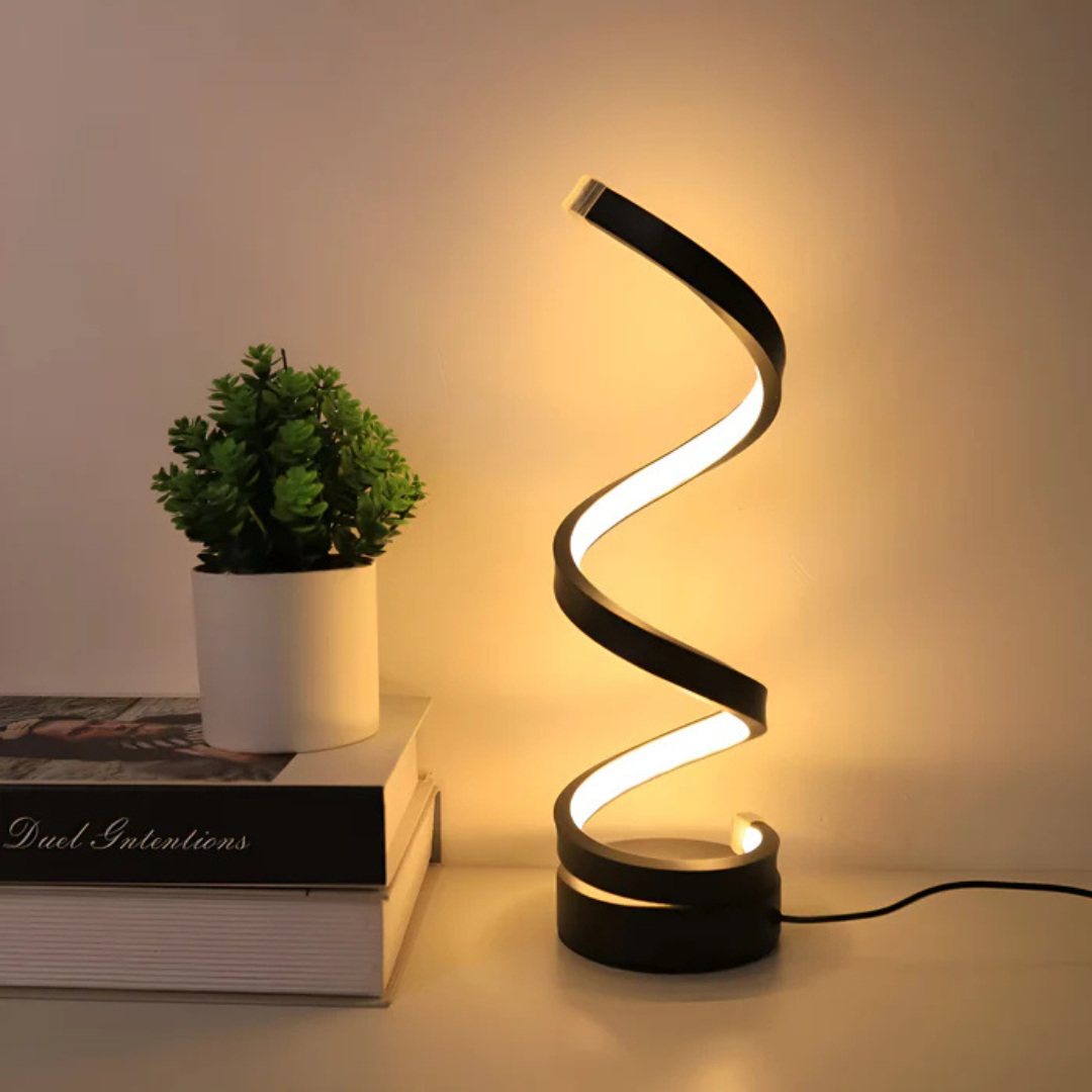Skanto | LED Bordlampe med Spiral Design