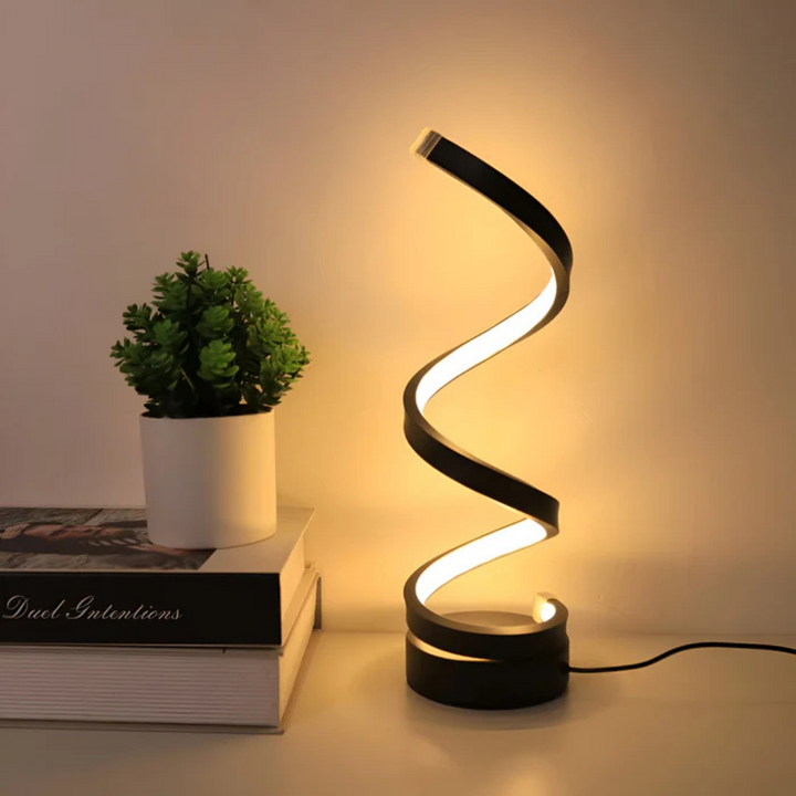 Skanto | LED Bordlampe med Spiral Design