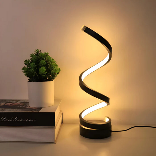 Skanto | LED Bordlampe med Spiral Design