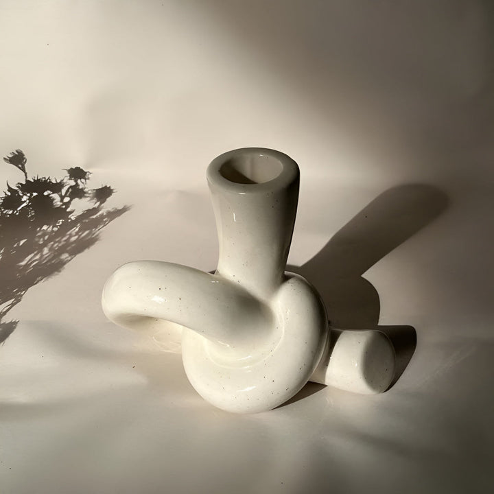 Skanto | Knot Keramisk Lysestake