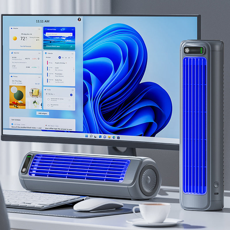 AirWave – Bærbar oppladbar klimaanlegg med 12 timers batterilevetid | Skanto