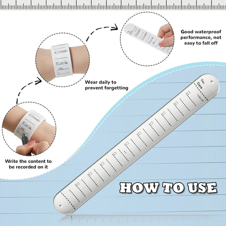 Skanto | Gjenvinnbar Silikon Memo Armbånd