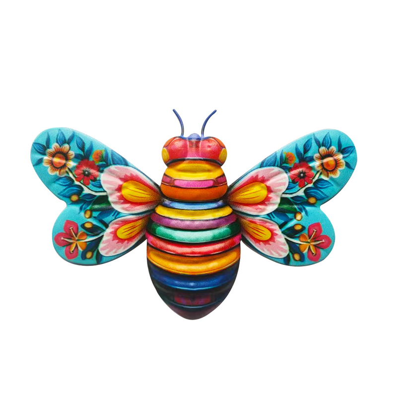 Skanto | Iron Bee Art Skulptur Hengende Veggdekorasjoner for Hage