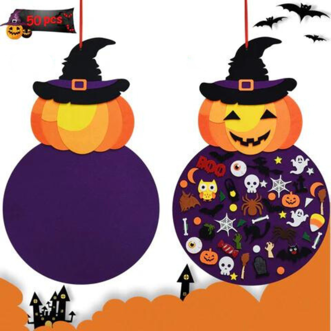 Skanto | Halloween DIY Filttavle med Gresskar – SpookyBoard