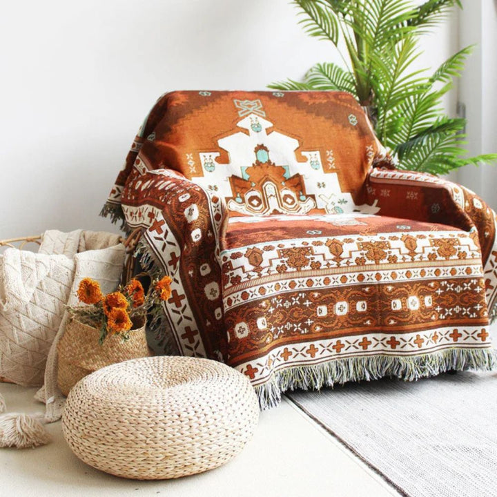 Skanto | Boho Chic Mønstret Kastepledd