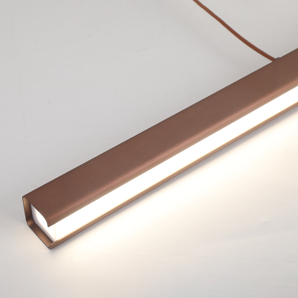 Skanto | Moderne LED Taklampe – Industriell Stil med Skinndetaljer