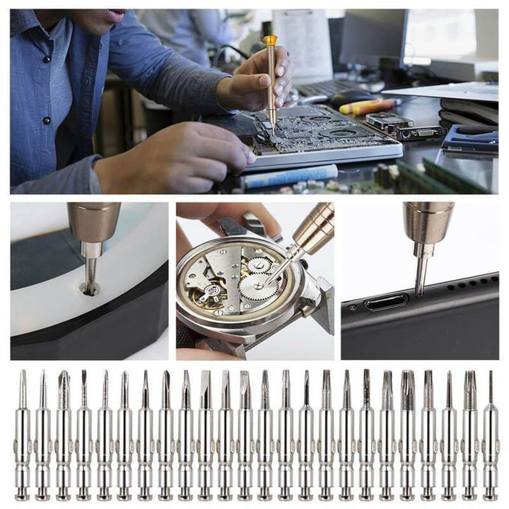 Ciaovie Mini Kit for Precision Screwdriver Repair Tools (25 deler) | Skanto