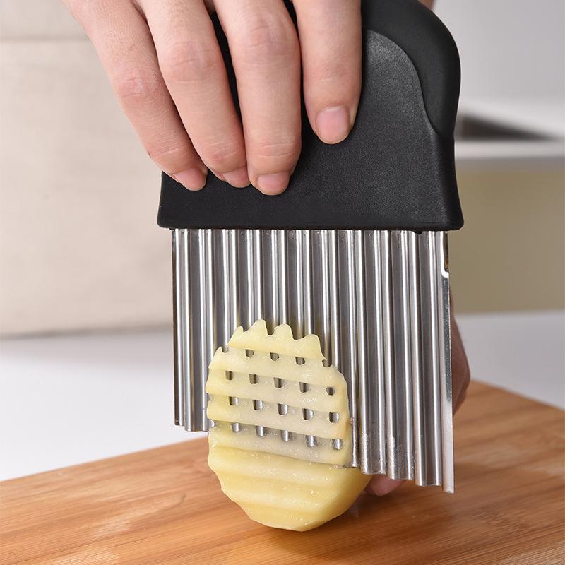Rustfritt Stål Crinkle Chopper | Skanto