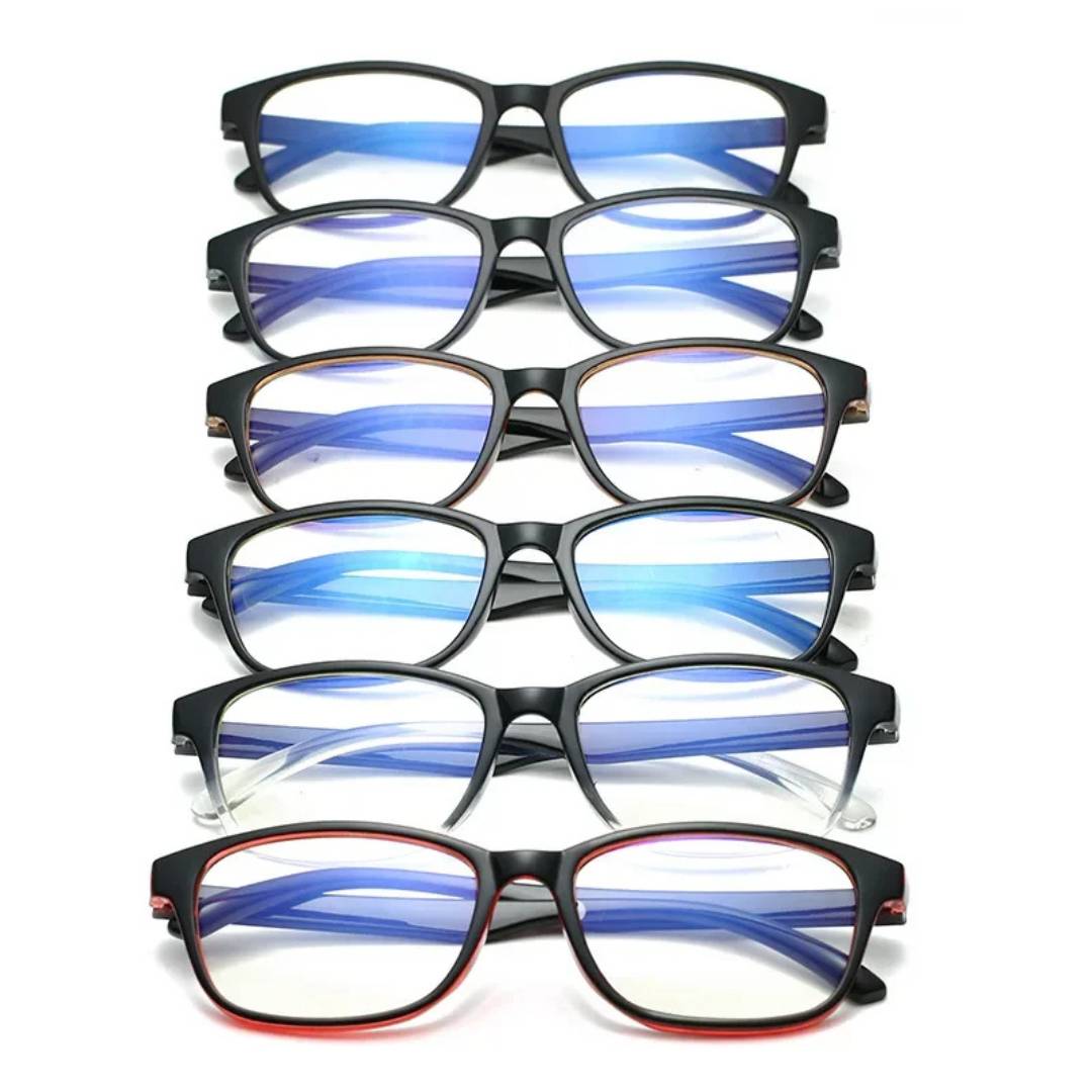 VisionGuard Blålysbrille | Øyebelastning Lindring - Søvnforbedring - Dataskjermbrille - Antirefleksbelegg Skanto