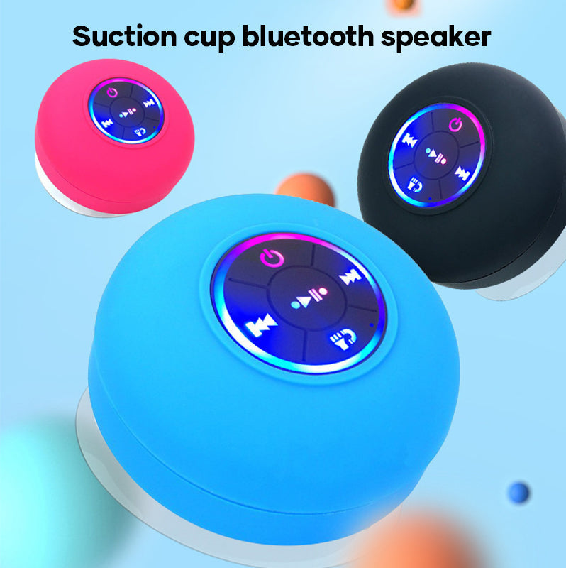 Mini Bluetooth dusj høyttaler med LED lys | Skanto